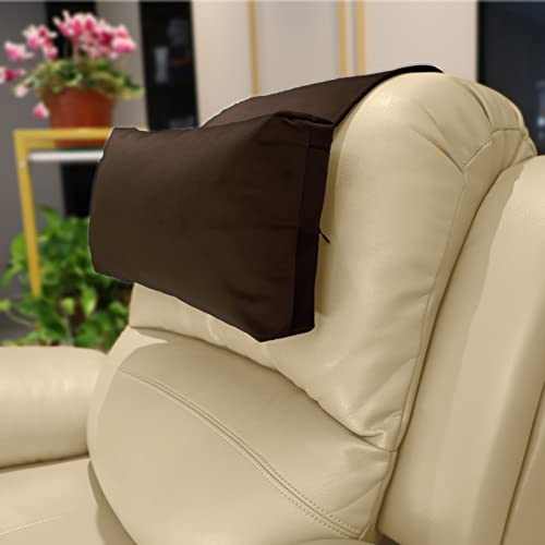 Neck Pillow for Recliner Head Pillow Adjustable Plush Pillow Neck Roll Non Slip Fleece Couch Neck Head Support Pillow for Travel Home Recliner Sofa Armchair