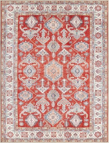 Machine Washable Area Rug with Non