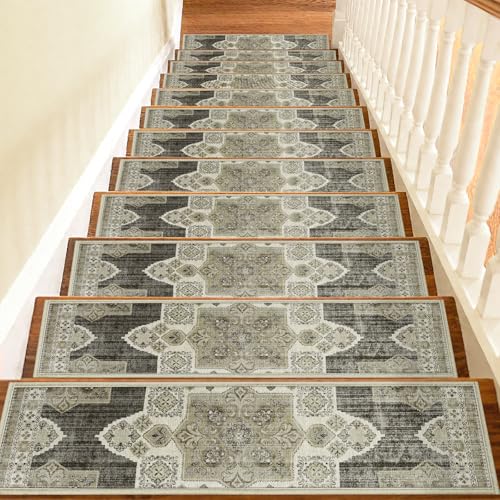 Non Slip Stair Treads for Wooden Steps Indoor