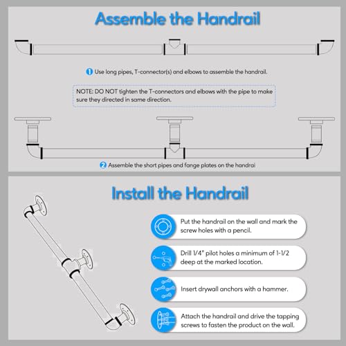 Pipe Stair Handrail