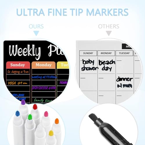 Magnetic Dry Erase Calendar Whiteboard