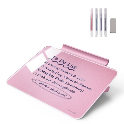 Small Desktop Glass Whiteboard