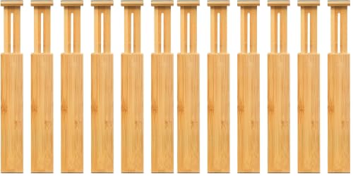 Adjustable Bamboo Drawer Dividers