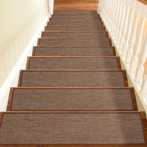 Non Slip Stair Treads for Wooden Steps Indoor