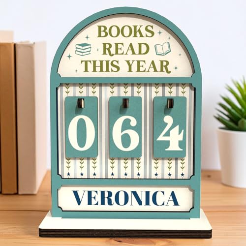 Personalized Books Read This Year Counter