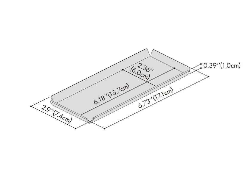Aluminum Organizer Tray for Desk & Entryway