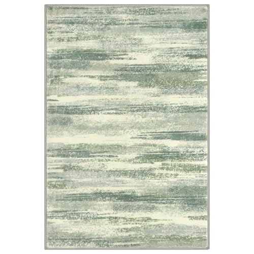 Washable Abstract Rug Non Slip