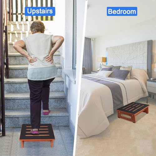 One Step Stool for Adults Seniors with Non