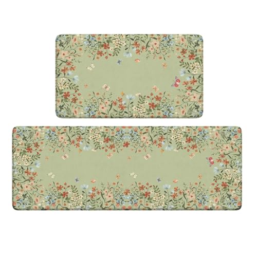Kitchen Mats Cushioned Anti Fatigue Kitchen Rugs and Mats