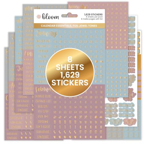 Calendar Essentials Planner Stickers