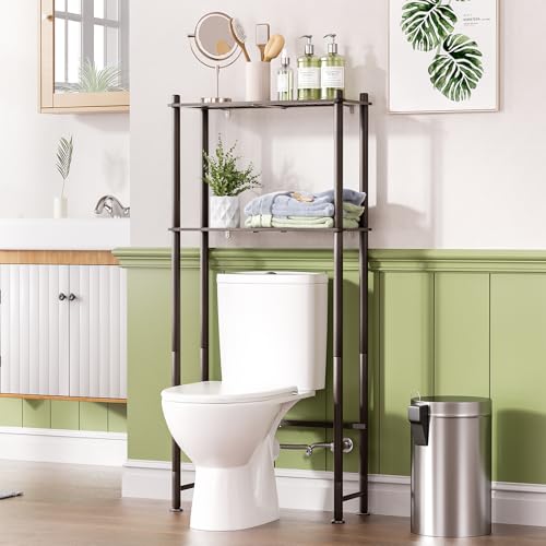 Bamboo Over The Toilet Storage Shelf