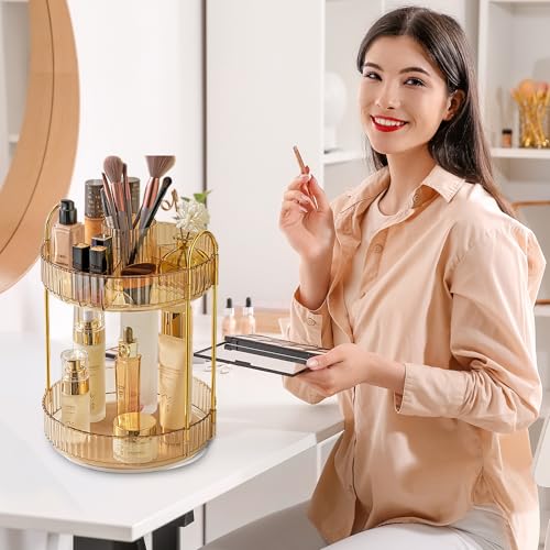 Rotating Makeup Organizer for Vanity