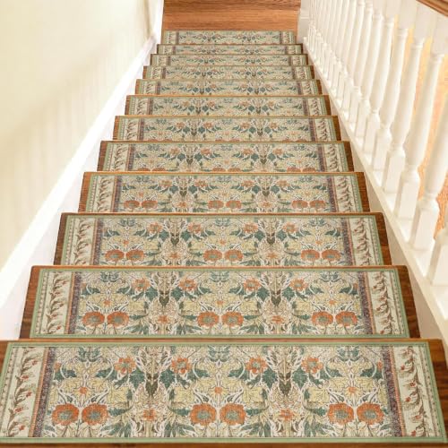 Non Slip Stair Treads for Wooden Steps Indoor