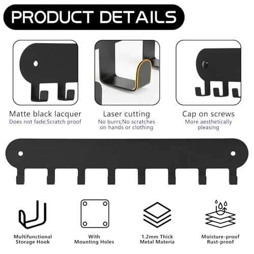 2 Pack Key Holder for Wall