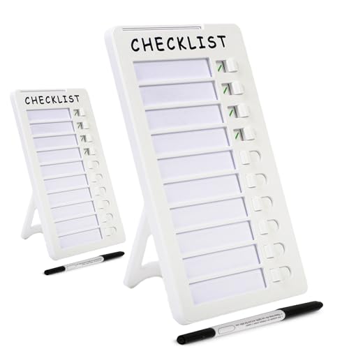 Senhwal Dry Erase Checklist Board