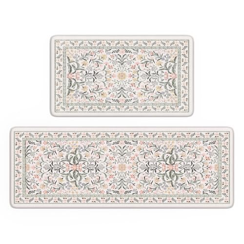 Modern Floral Kitchen Mats