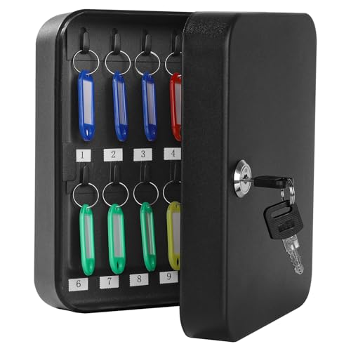 Key Cabinet Wall Mount with Lock