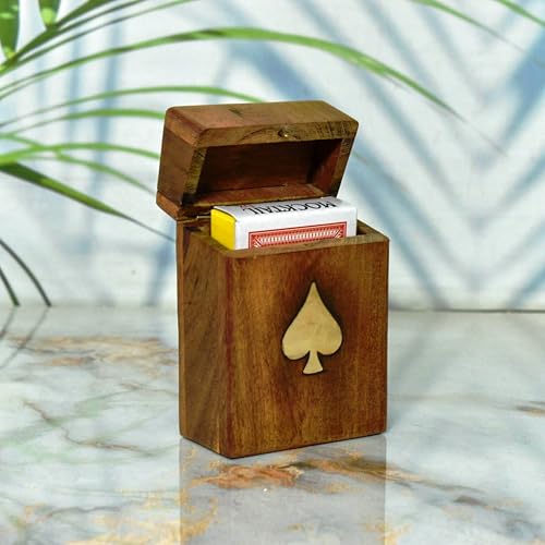 Wooden Playing Card Box