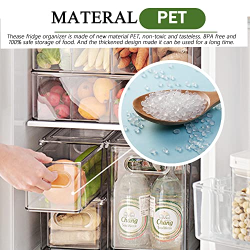 2 Pack Fruit Storage Containers for Fridge with Strainer