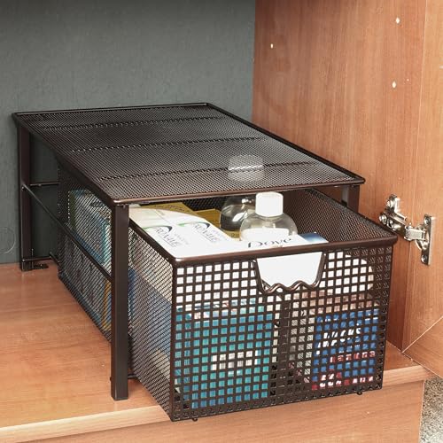 DecoBros Mesh Cabinet Basket Organizer