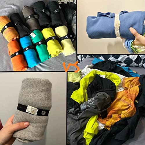 20pcs Adjustable Elastic Clothes Strap for Closet