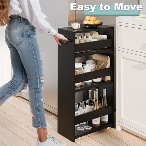 Slim Rolling Storage Cart