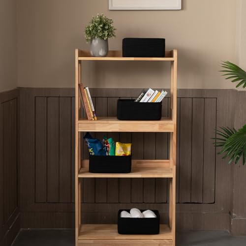 4 Pack Small Storage Shelf Baskets for Organizing