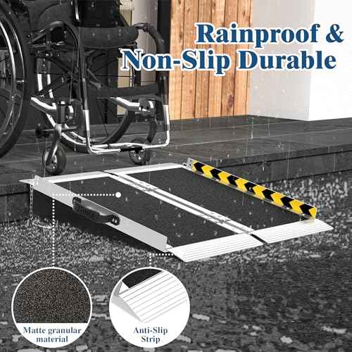 Portable Foldable Aluminum Wheelchair Ramp