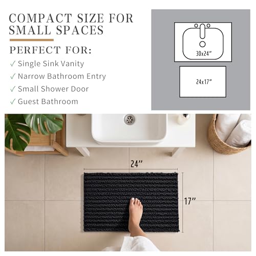 Luxury Bathroom Rug Mat Extra Soft & Absorbent Microfiber Bath Rugs