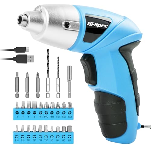 Small Electric Screwdriver with Driver Bits
