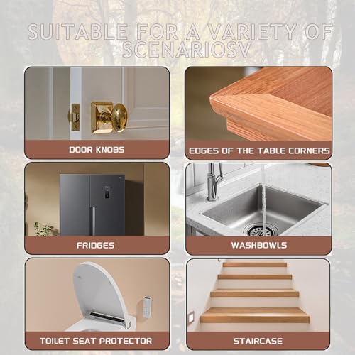 Baby Proofing Edge Protector for Kid Clear Edge Protector Strip Safety Corner Guards Child Proof Corner Bumper for Furniture