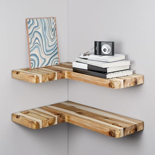 Corner Floating Shelves 17" x 12"