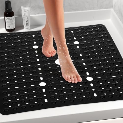Large Square Shower Mat Non Slip 27 x 27 Inch