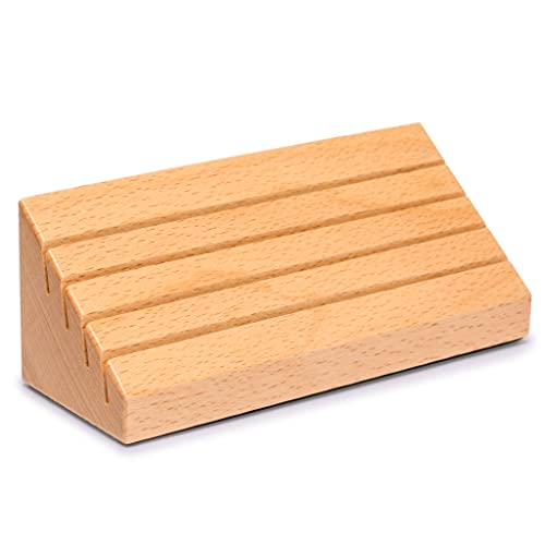 Solid Beechwood Playing Card Holders