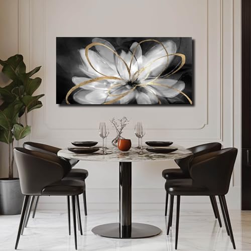 Canvas Wall Art Rustic Farmhouse Wall Decor Large Painting Black Landscape Abstract Art Kitchen Decor Men Bedroom Decor Poster Prints Mountain Huge Pictures