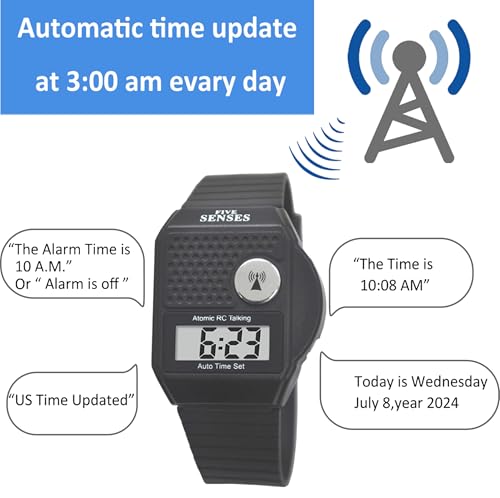 English Atomic Talking Watch