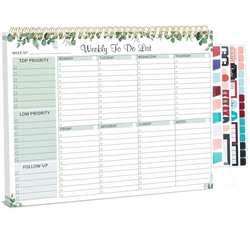 Weekly To Do List Notepad
