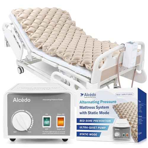 lcedo Alternating Air Pressure Mattress Pad for Bed Sore and Ulcer Prevention