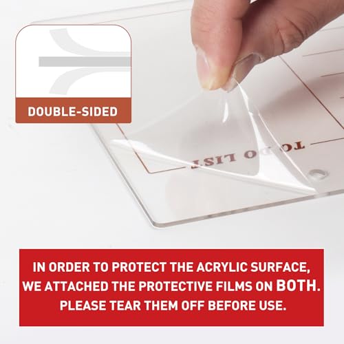 Small Glass Desktop Whiteboard Calendar