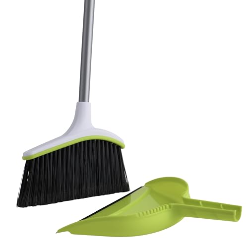 Basics Angled Broom and Dustpan