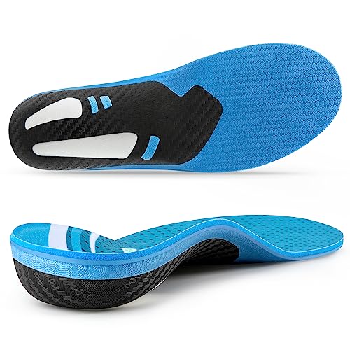 220+ lbs Plantar Fasciitis High Arch Support Insole for Men Women