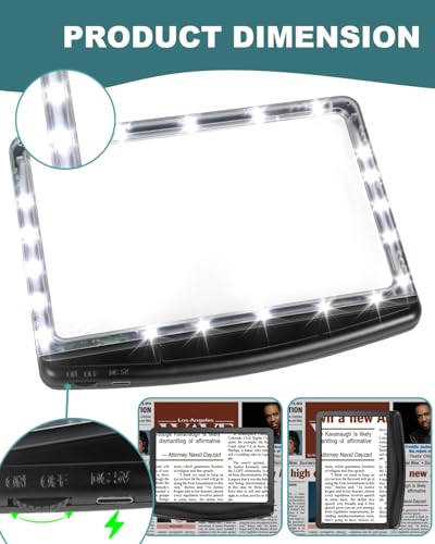 Rechargeable Magnifying Glass with Light