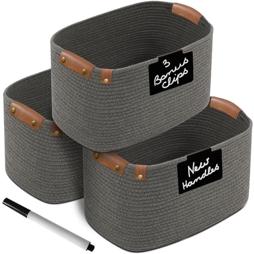 Cotton Rope Baskets for Organizing