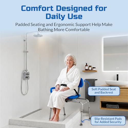 Gateway Premium Sliding Bath Transfer Bench with Swivel Seat