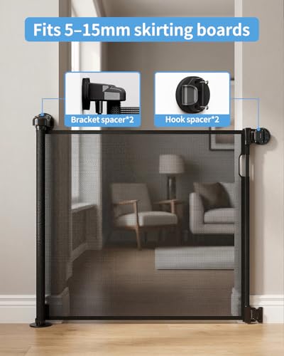 Retractable Baby Gate for Stairs