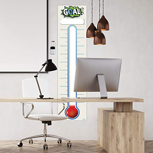 Fundraising Thermometer Chart Goal Tracker