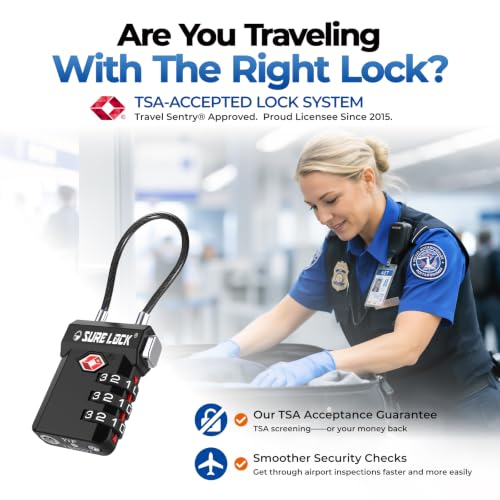 3 Digit TSA Approved Luggage Locks