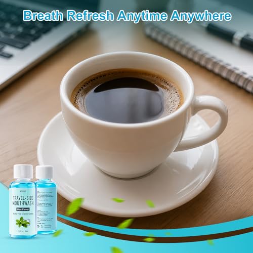 Blue Travel Size Mouthwash