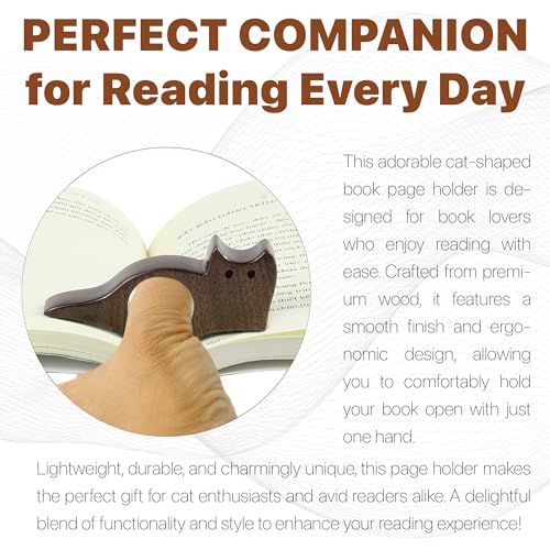 Cat Book Page Holder