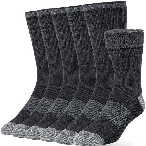 Warm Thermal Wool Socks for Winter Moisture Wicking and Breathable Cozy Boot Socks